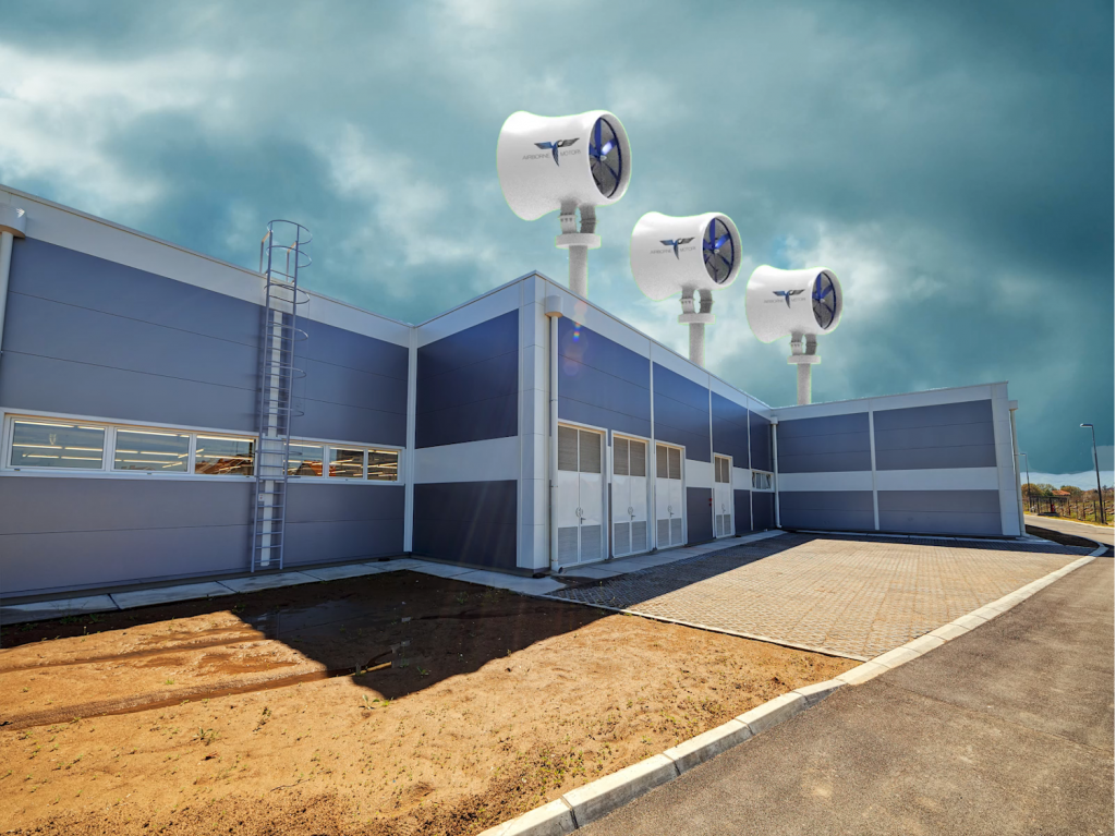 AMW Wind Turbine Microgrid on Building